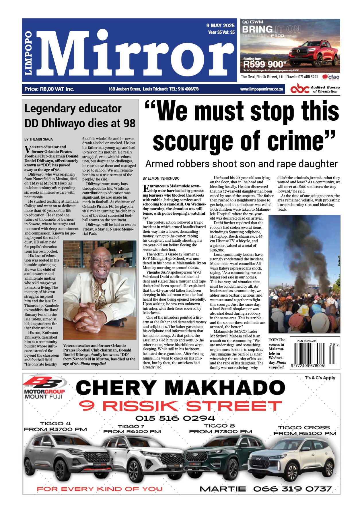 Limpopo Mirror 9 May 2025