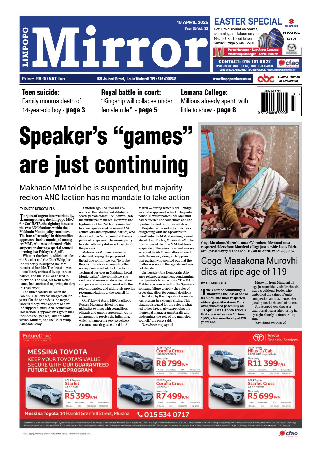 Limpopo Mirror 18 April 2025