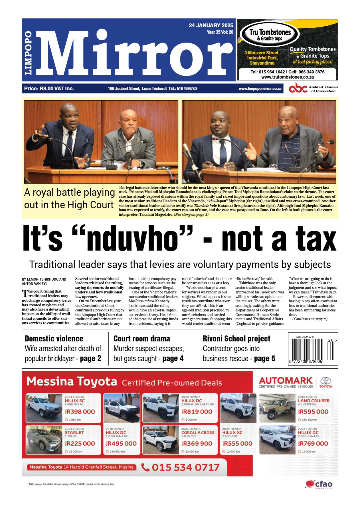 Limpopo Mirror 24 Jan 2025