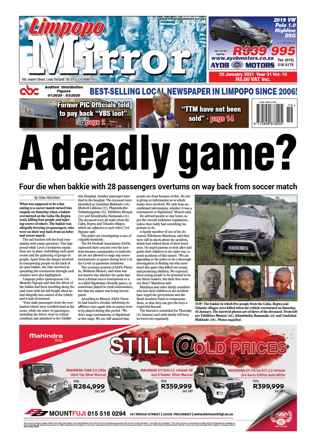 Limpopo Mirror 22 Jan 2021