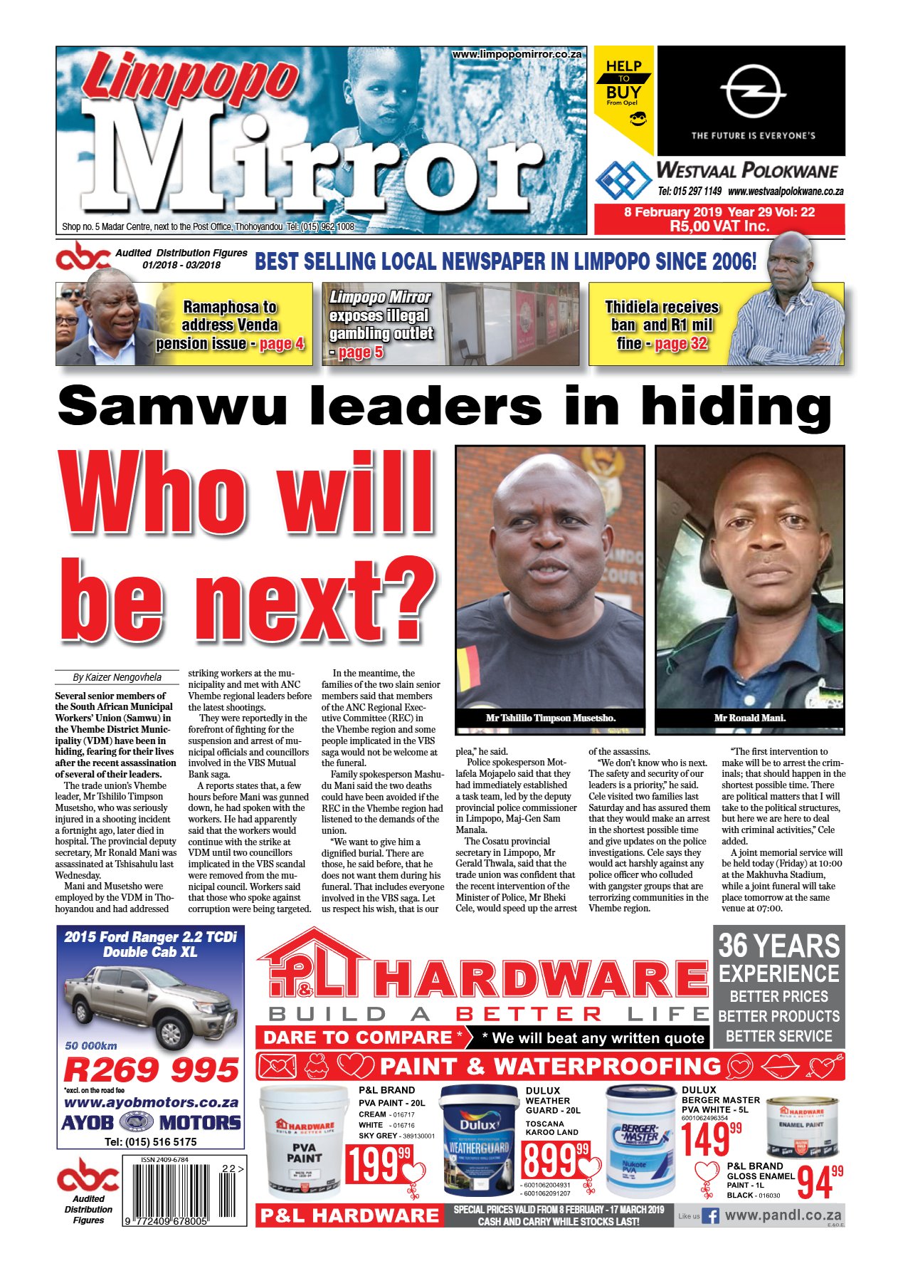 Limpopo Mirror 8 Feb 2019