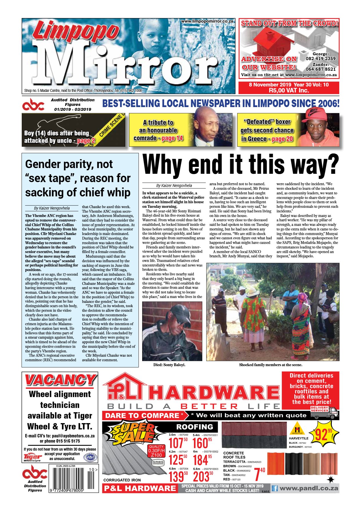 Limpopo Mirror 8 Nov 2019