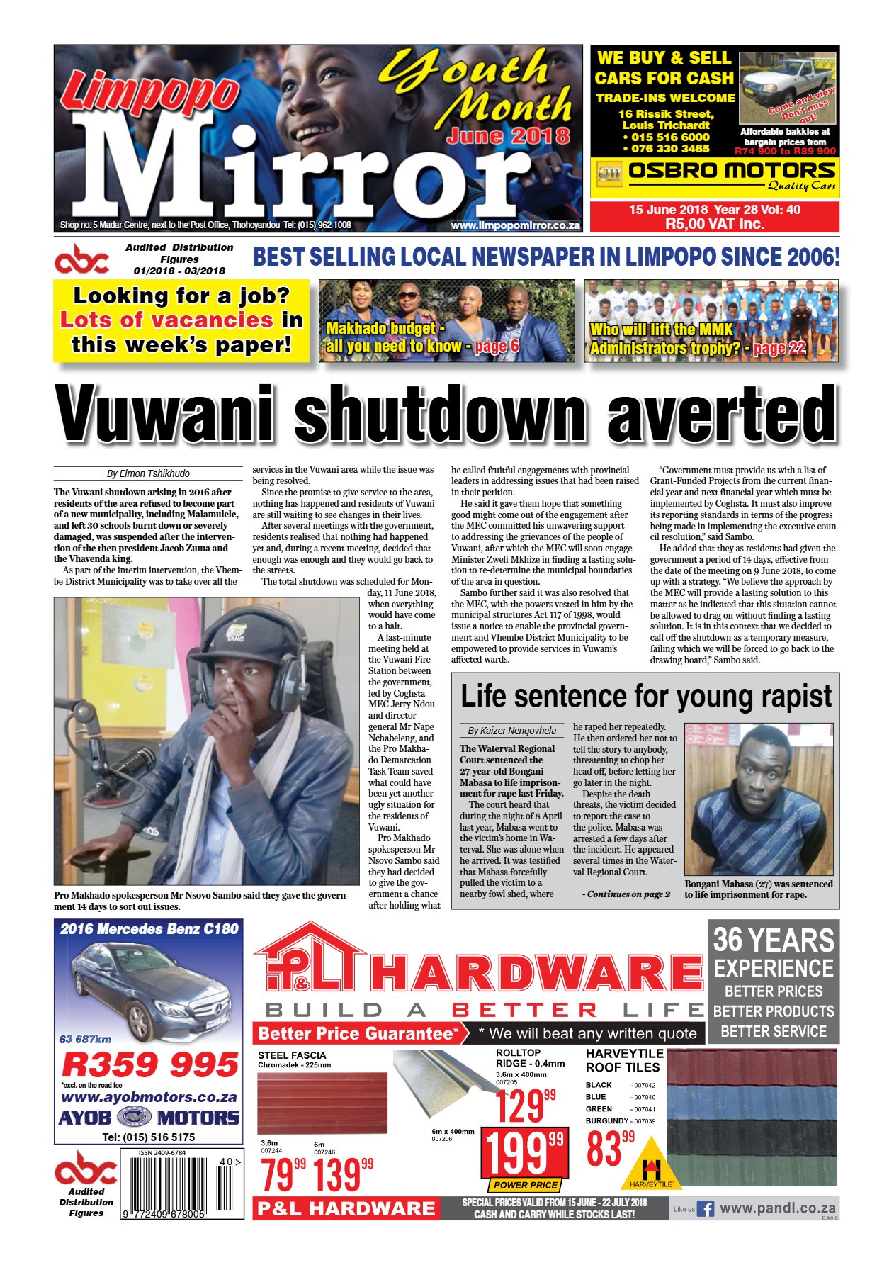 Limpopo Mirror 15 June 2018