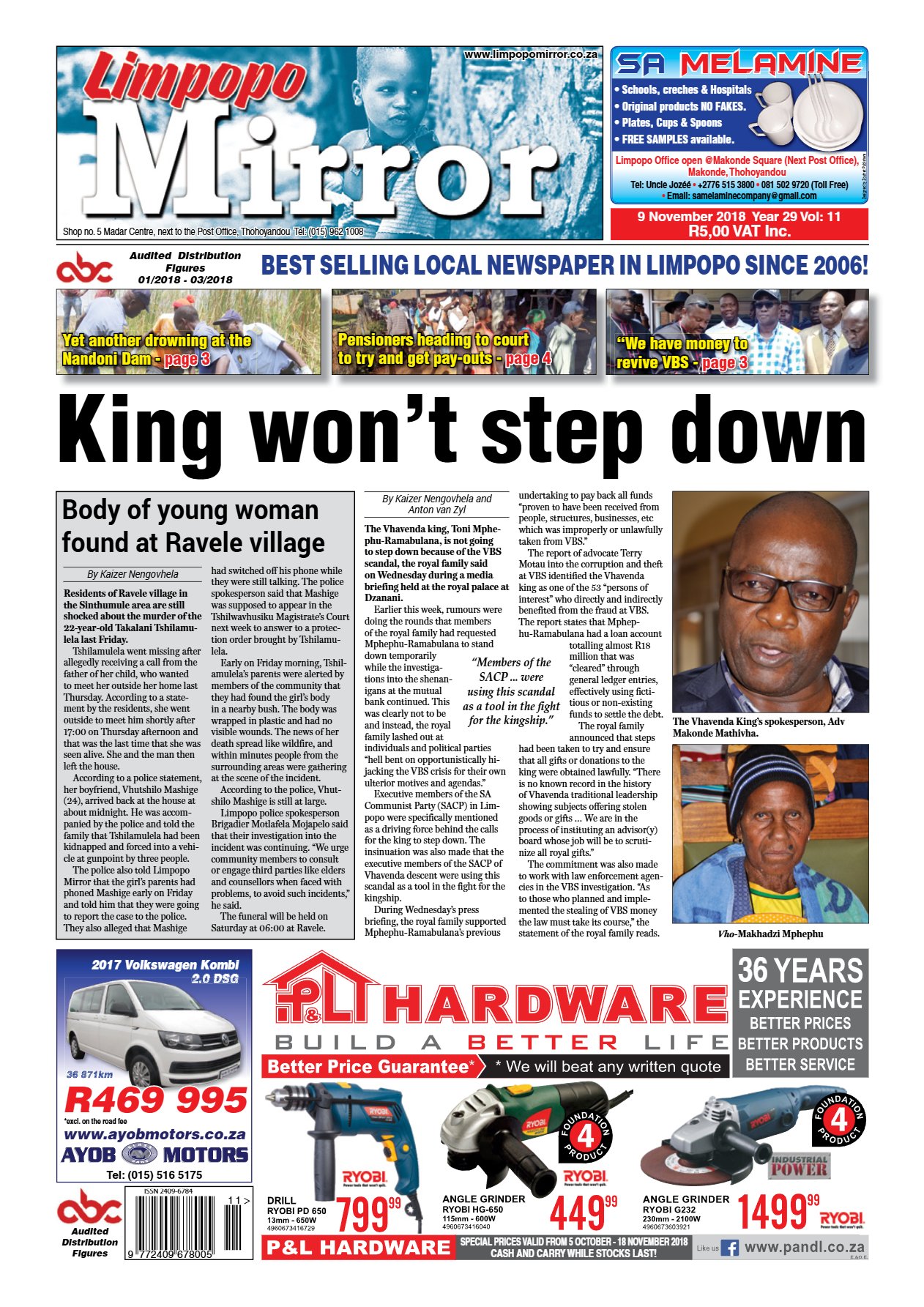 Limpopo Mirror 9 Nov 2018