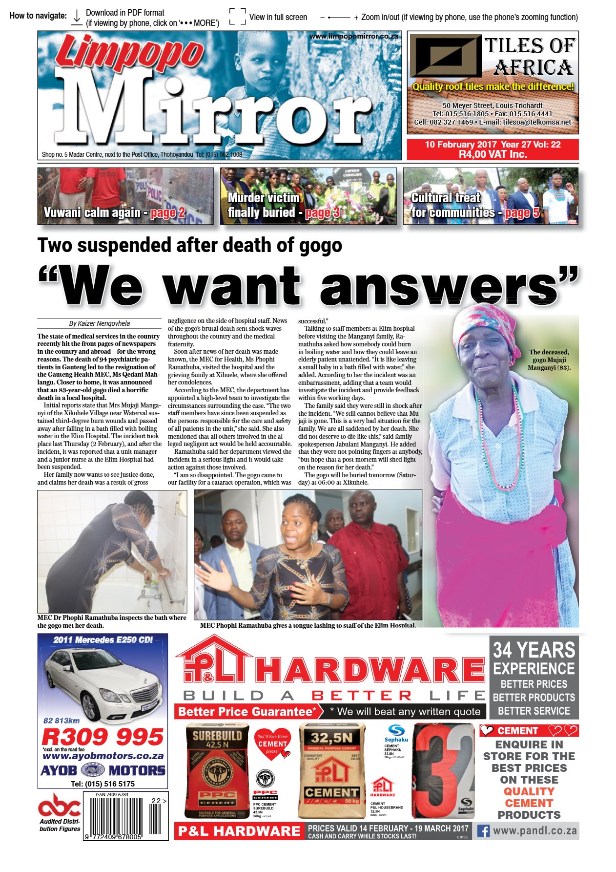Limpopo Mirror 10 Feb 2017