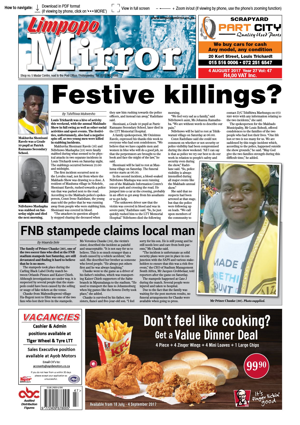 Limpopo Mirror 4 Aug 2017