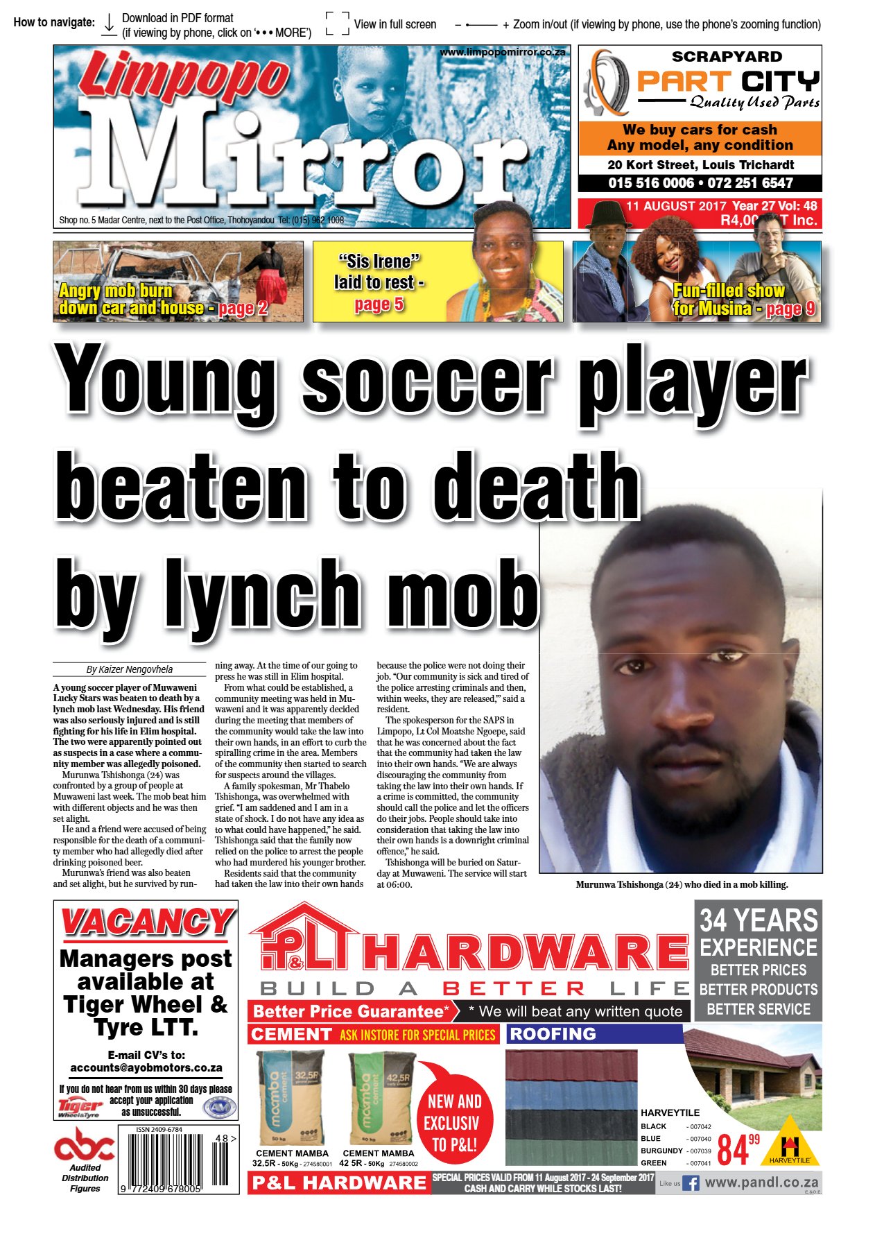Limpopo Mirror 11 Aug 2017