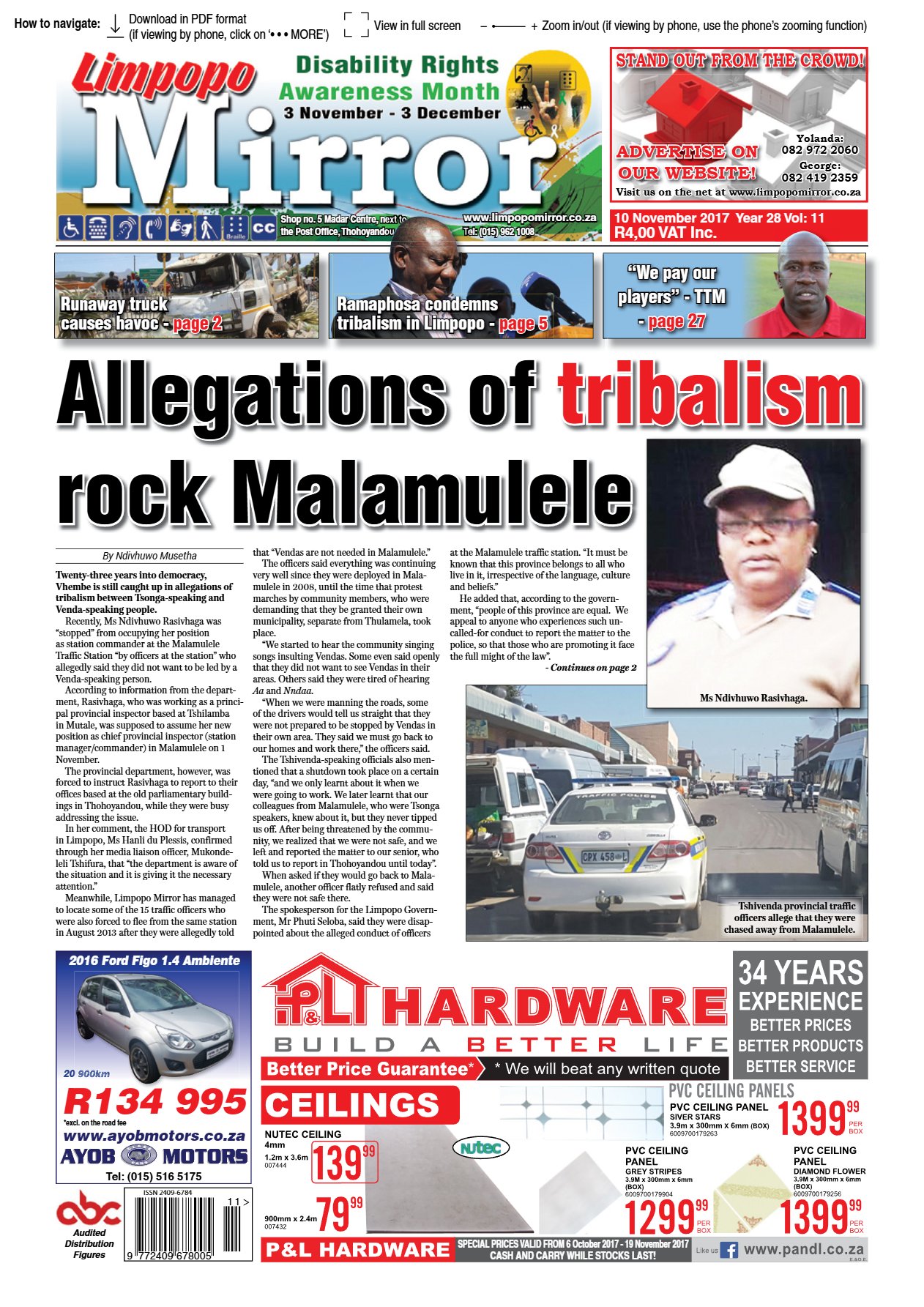 Limpopo Mirror 10 Nov 2017
