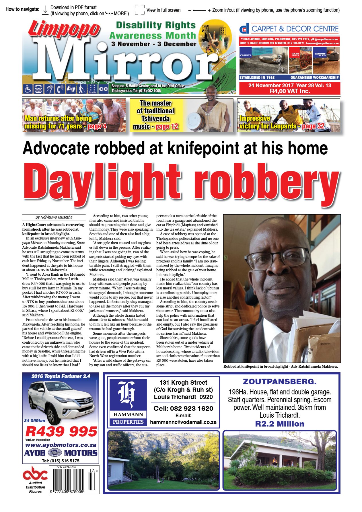 Limpopo Mirror 24 Nov 2017