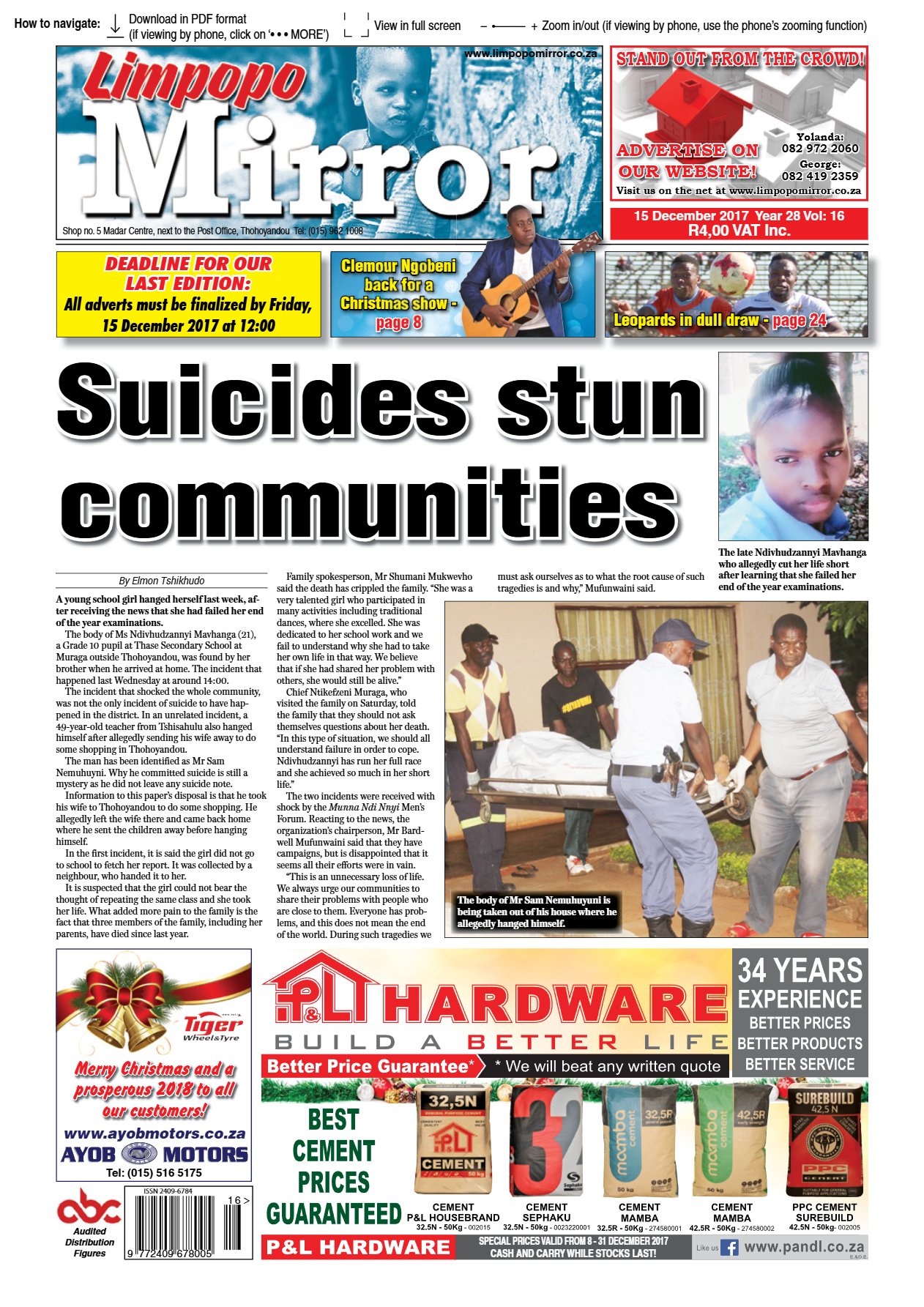 Limpopo Mirror 15 Dec 2017
