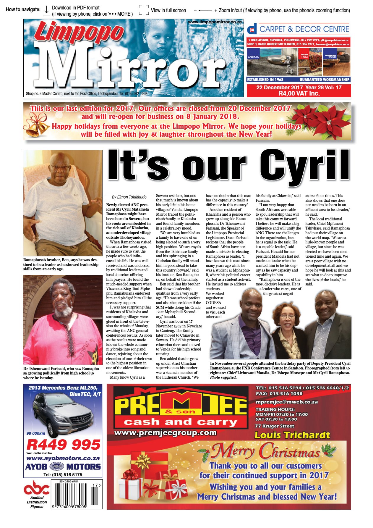 Limpopo Mirror 22 Dec 2017