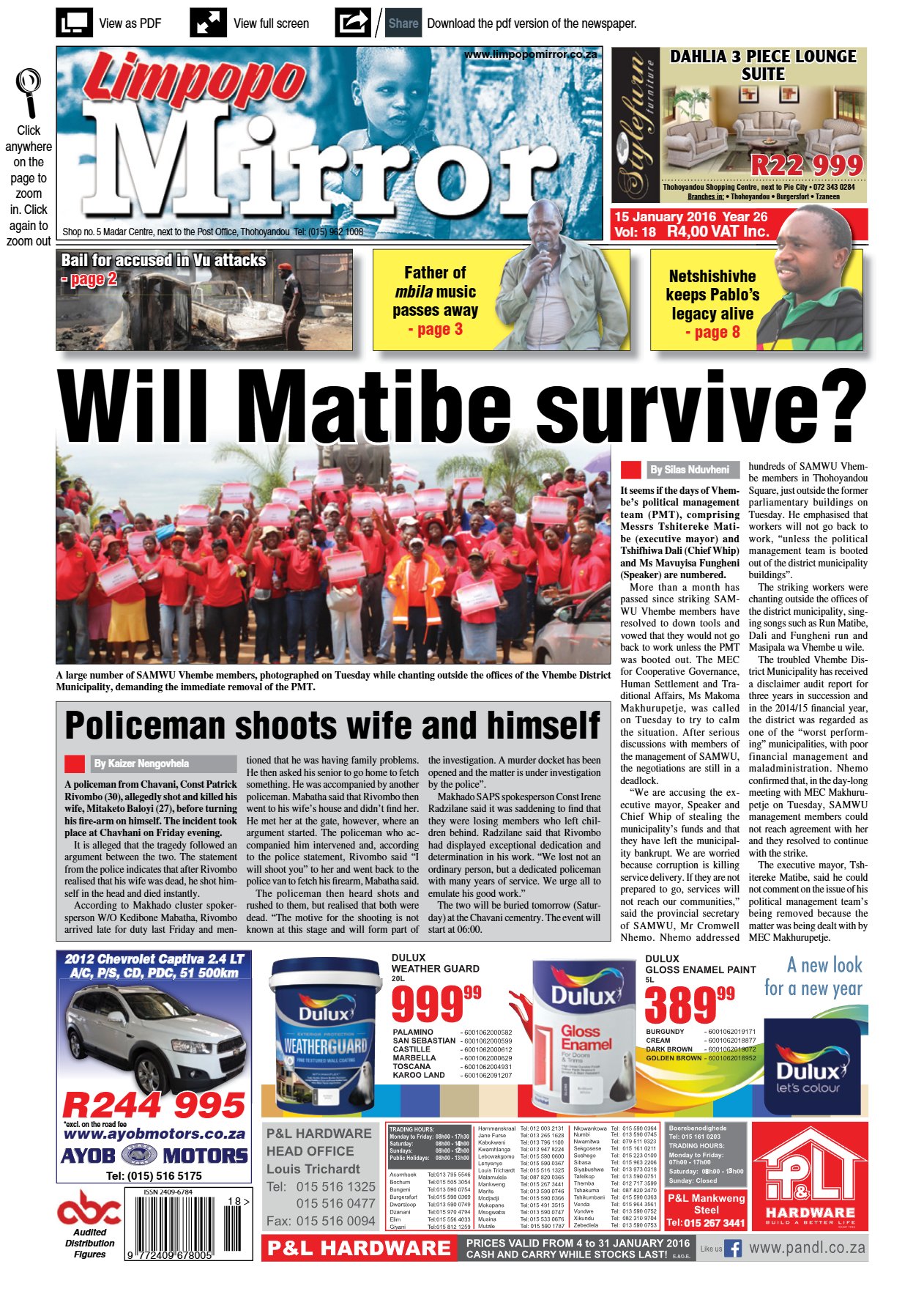 Limpopo Mirror 15 Jan 2016