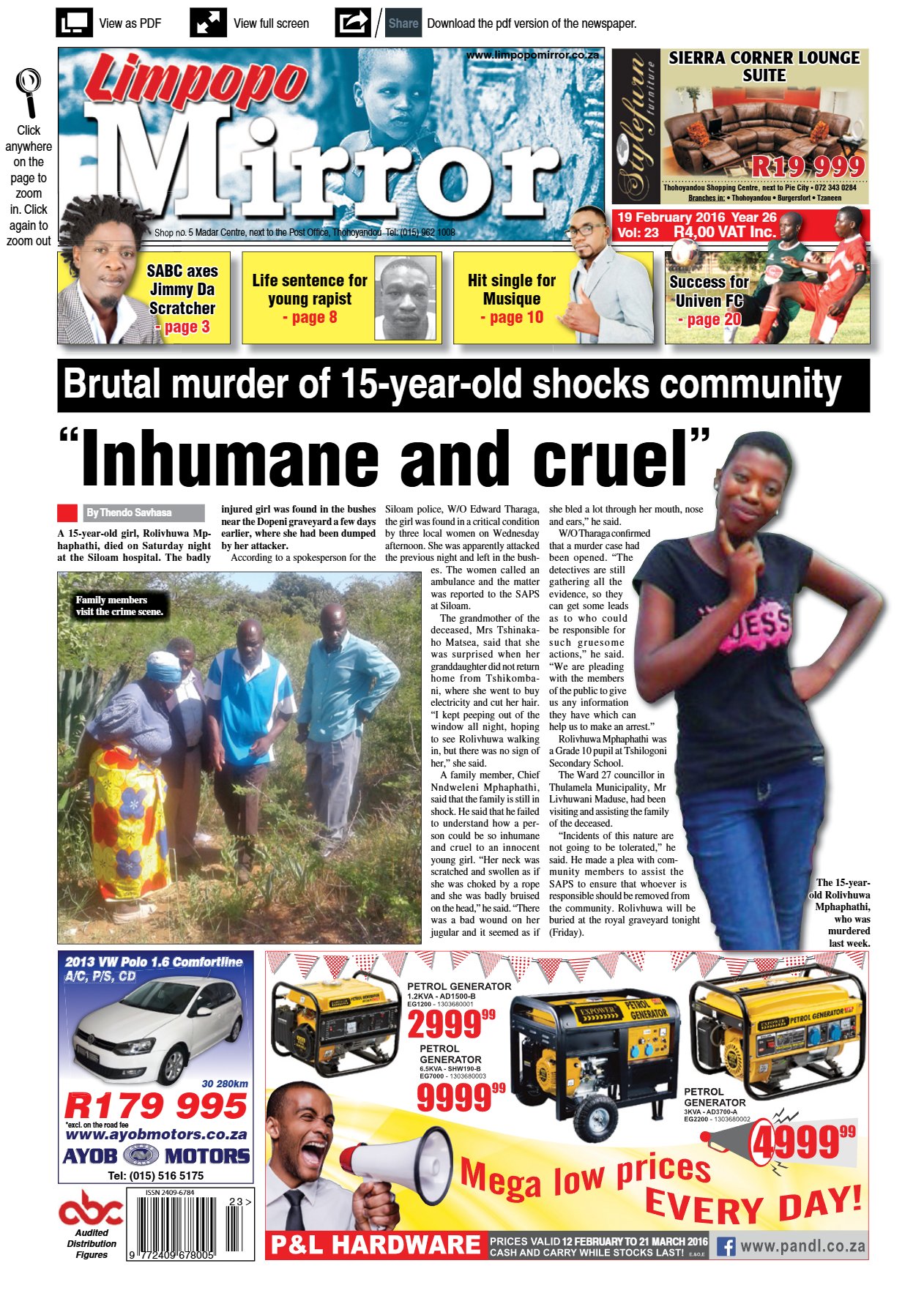 Limpopo Mirror 19 Feb 2016