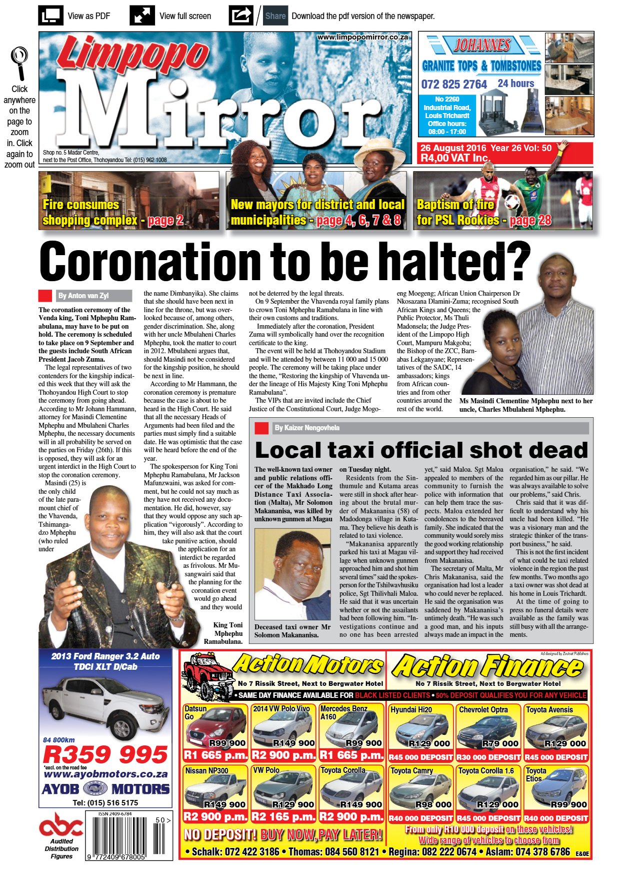 Limpopo Mirror 26 Aug 2016