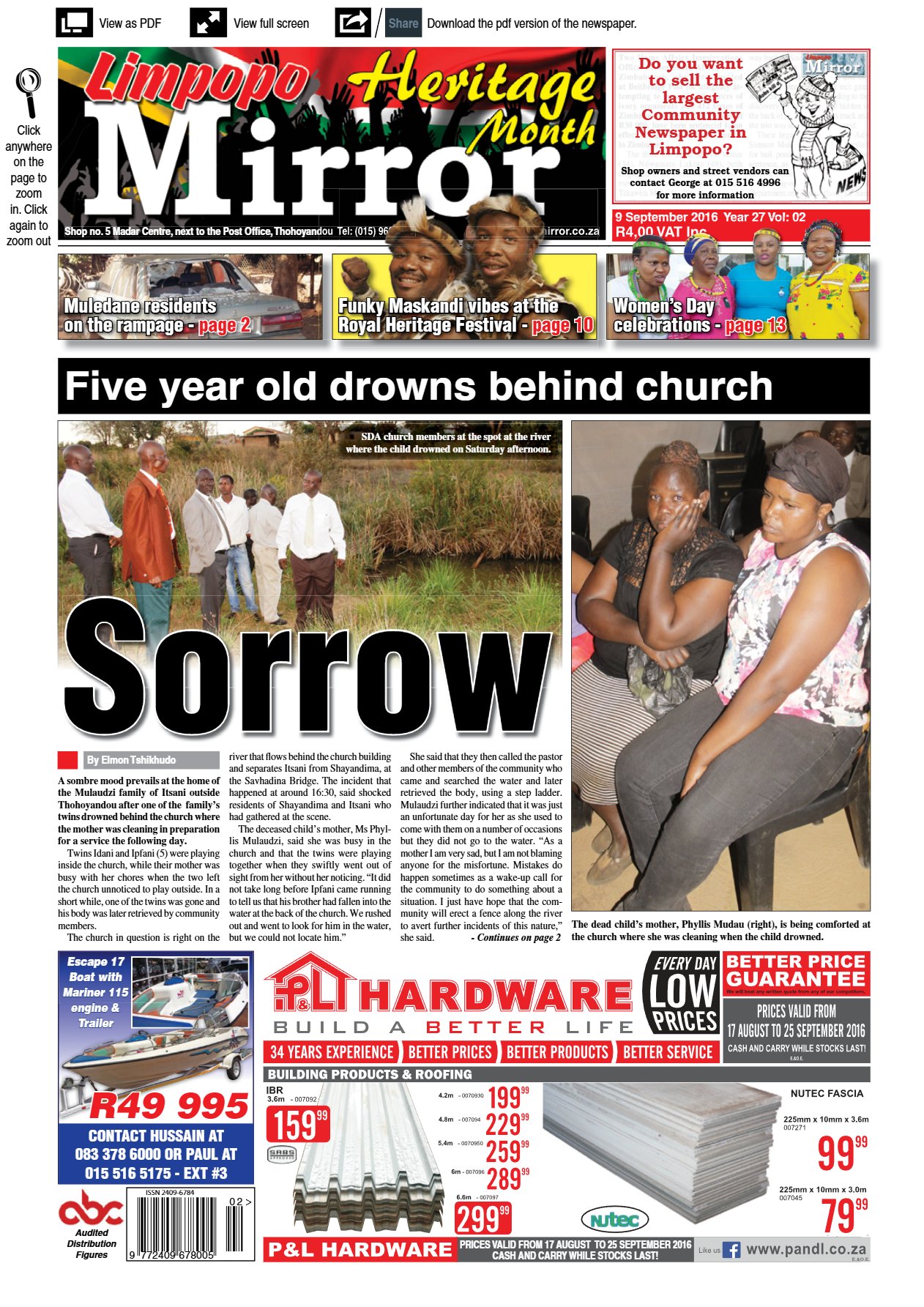 Limpopo Mirror 9 Sept 2016