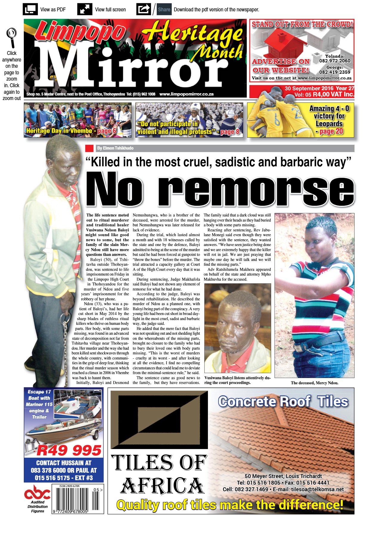 Limpopo Mirror 30 Sept 2016