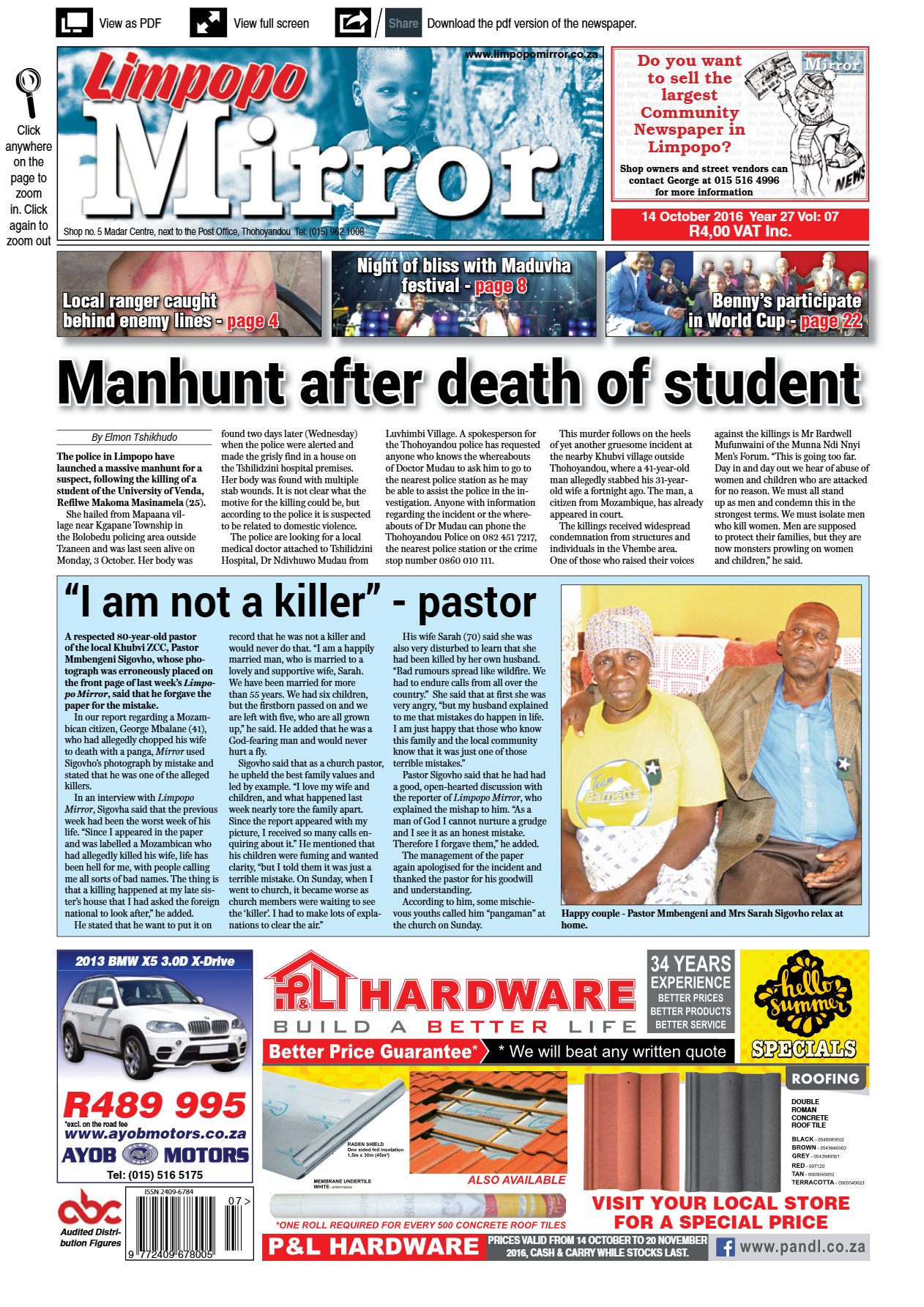 Limpopo Mirror 14 Oct 2016