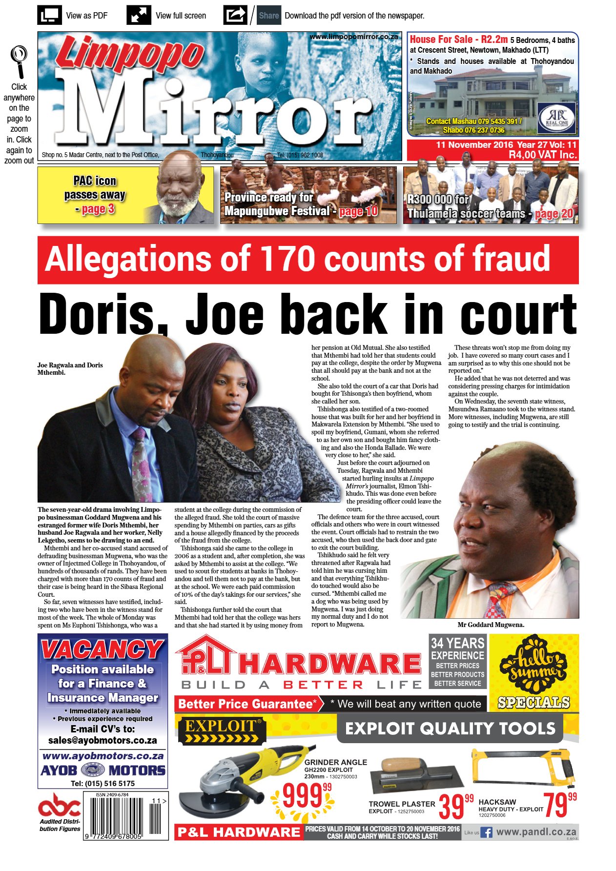 Limpopo Mirror 11 Nov 2016