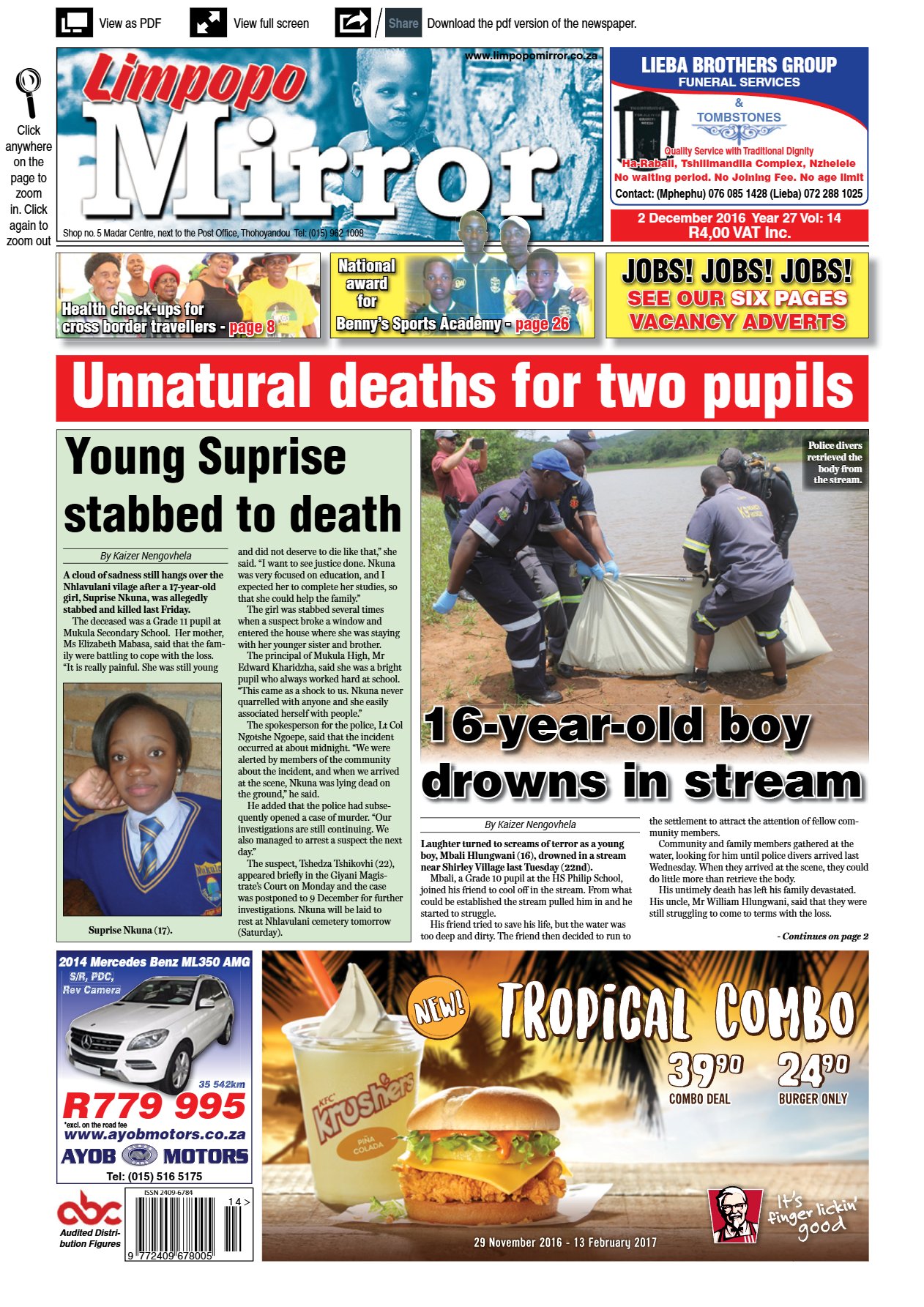 Limpopo Mirror 2 Dec 2016