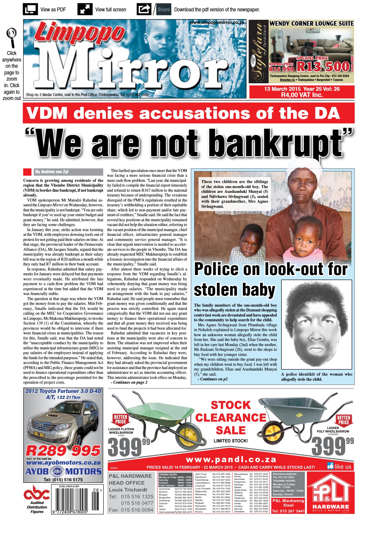 Limpopo Mirror 13 March 2015