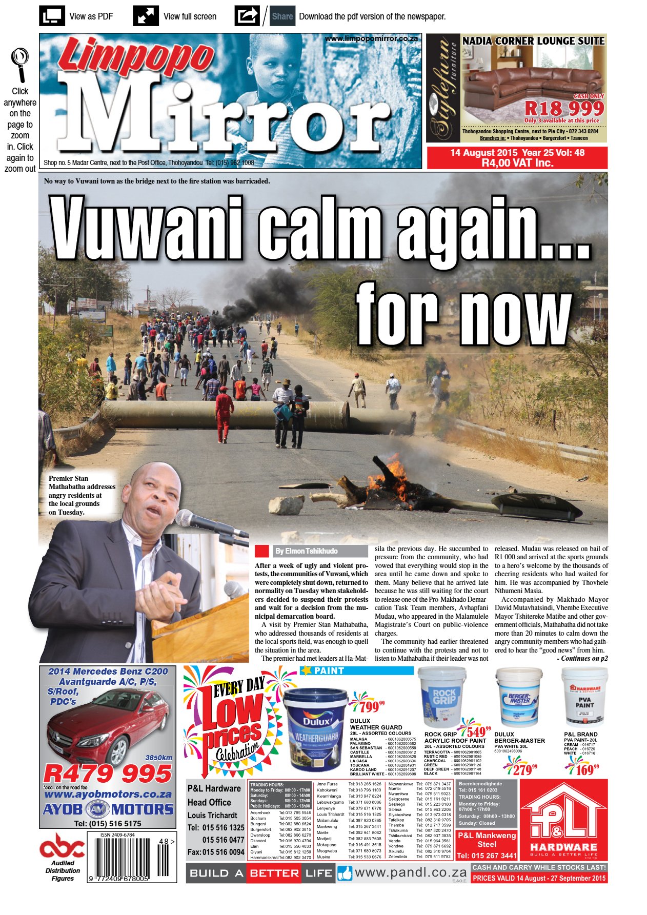 Limpopo Mirror 14 Aug 2015