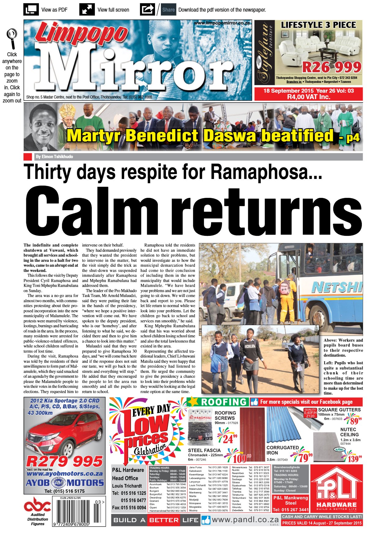 Limpopo Mirror 18 Sept 2015