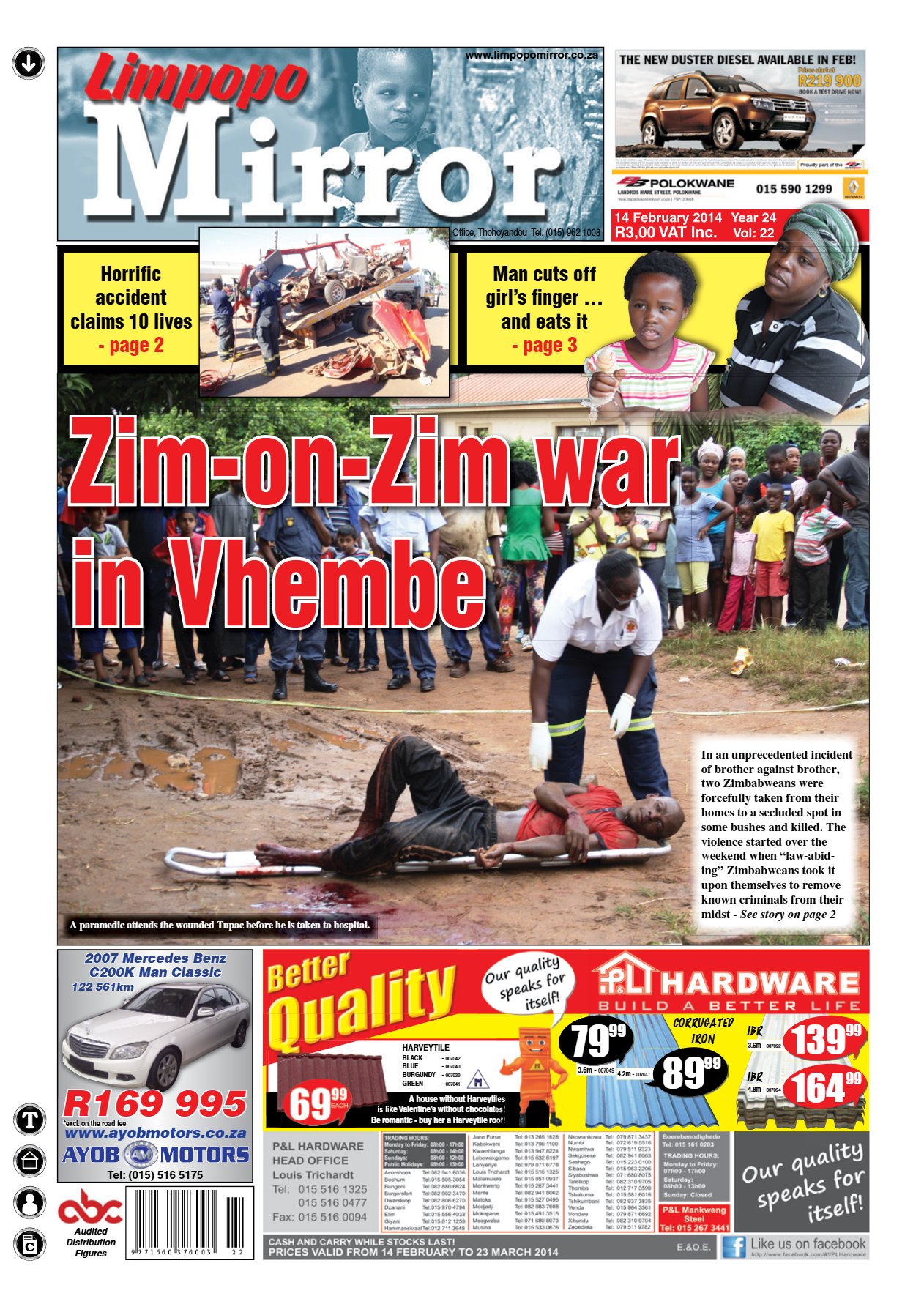 Limpopo Mirror 14 Feb 2014