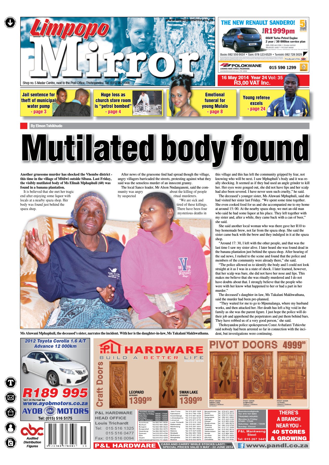 Limpopo Mirror 16 May 2014