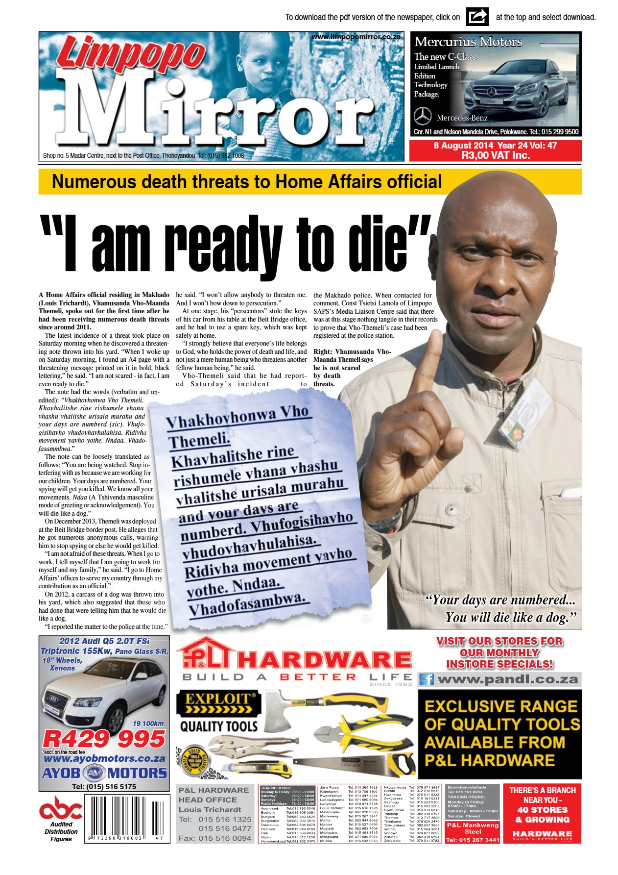 Limpopo Mirror 8 Aug 2014