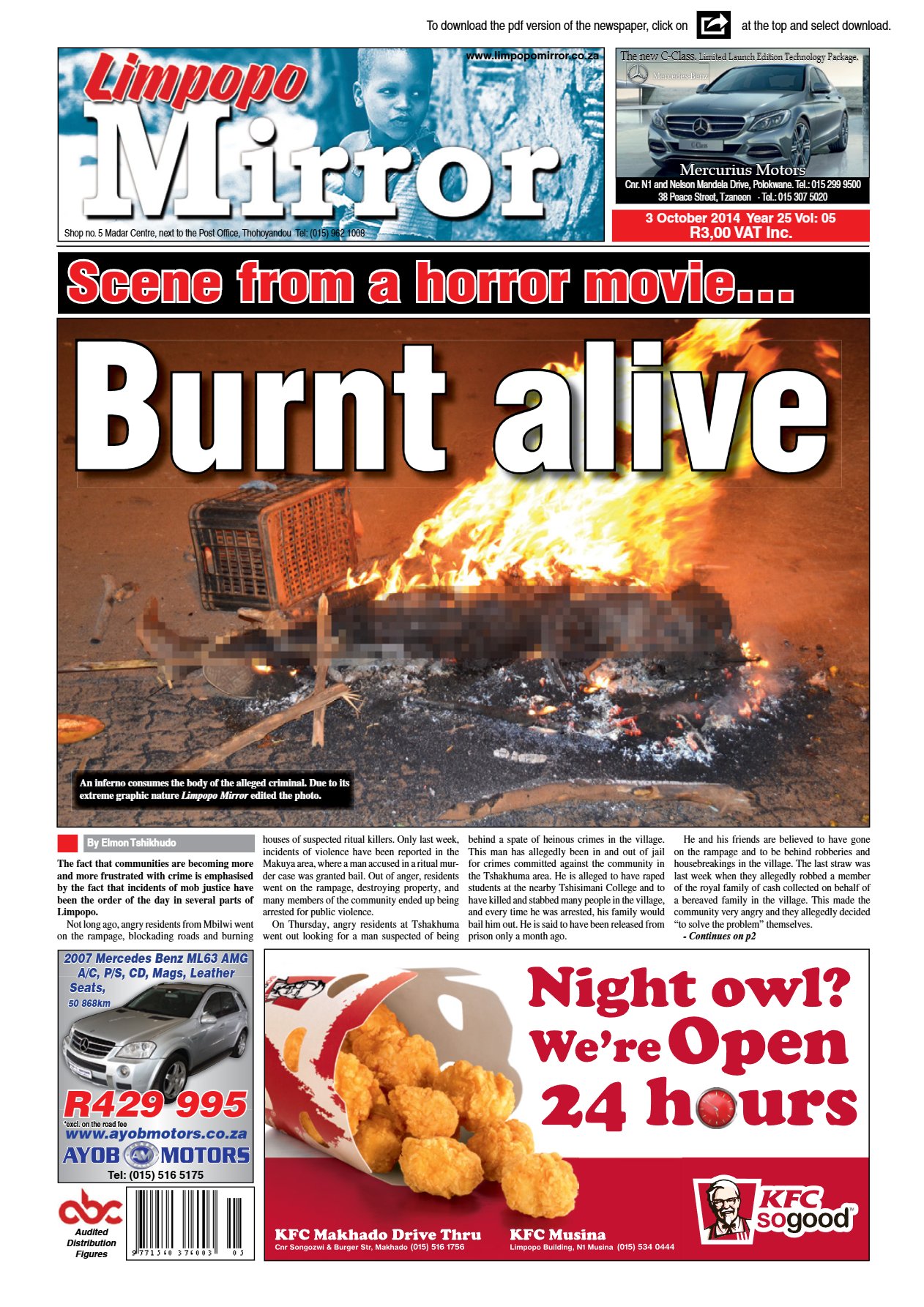 Limpopo Mirror 3 Oct 2014