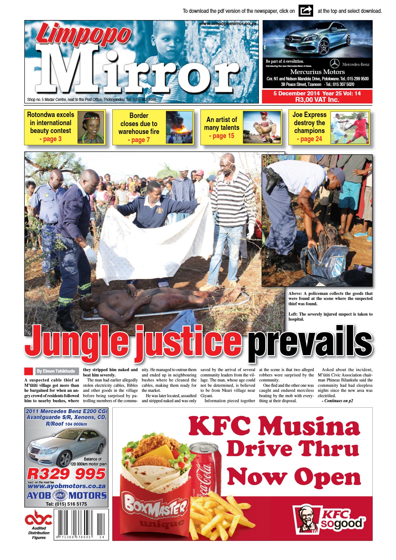 Limpopo Mirror 5 Dec 2014