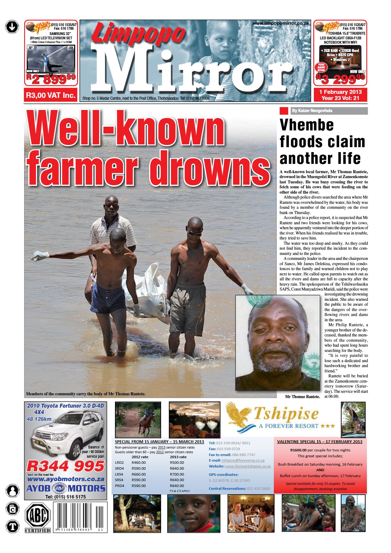Limpopo Mirror 1 Feb 2013