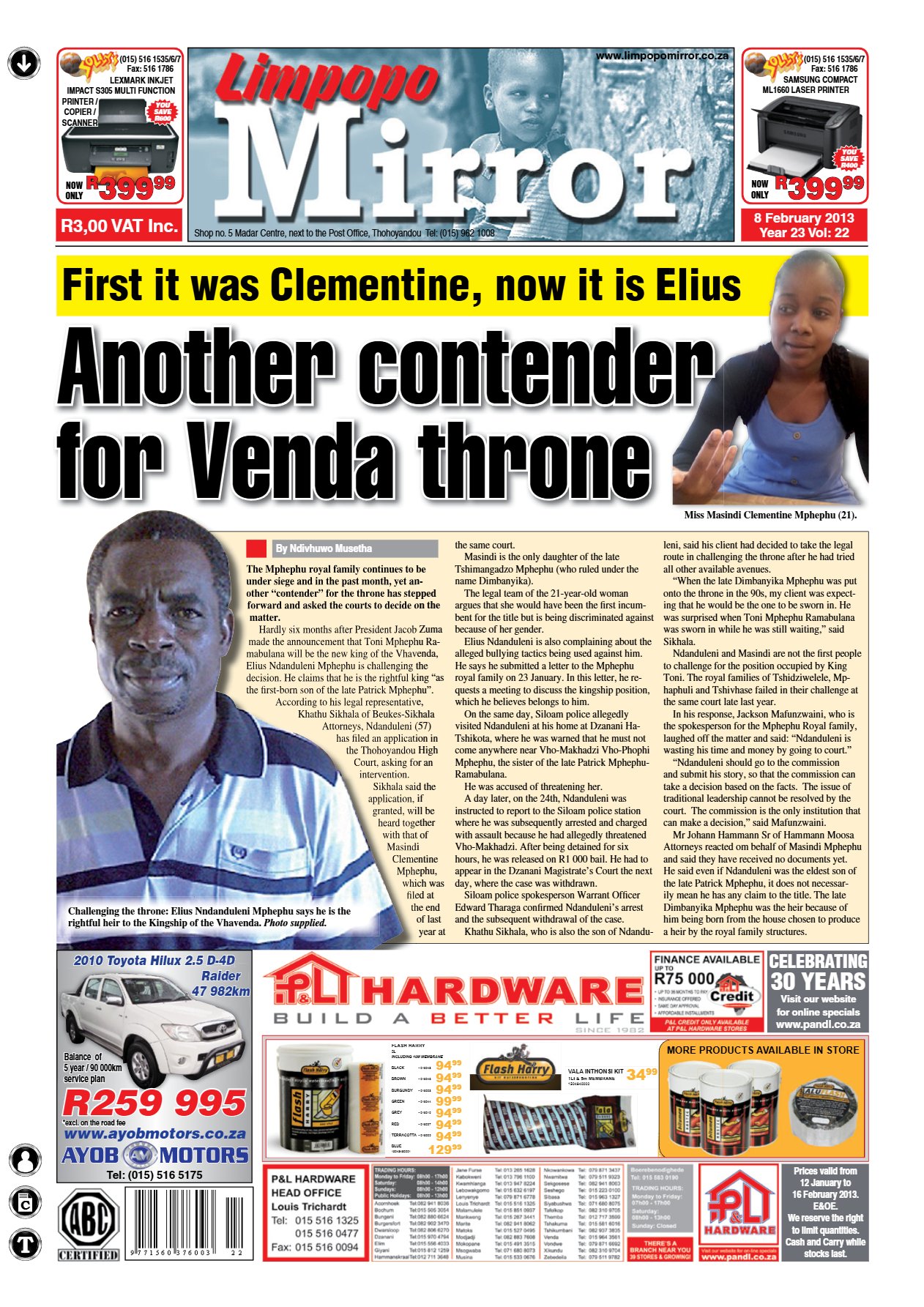 Limpopo Mirror 8 Feb 2013