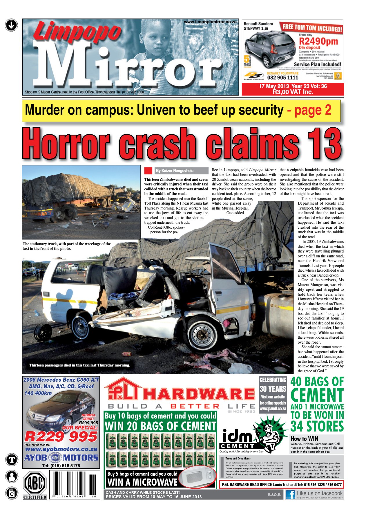 Limpopo Mirror 17 May 2013