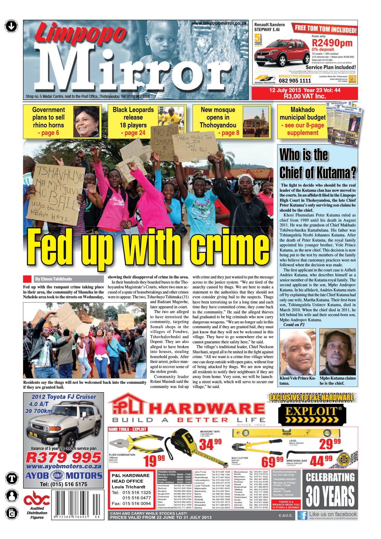Limpopo Mirror 12 July 2013