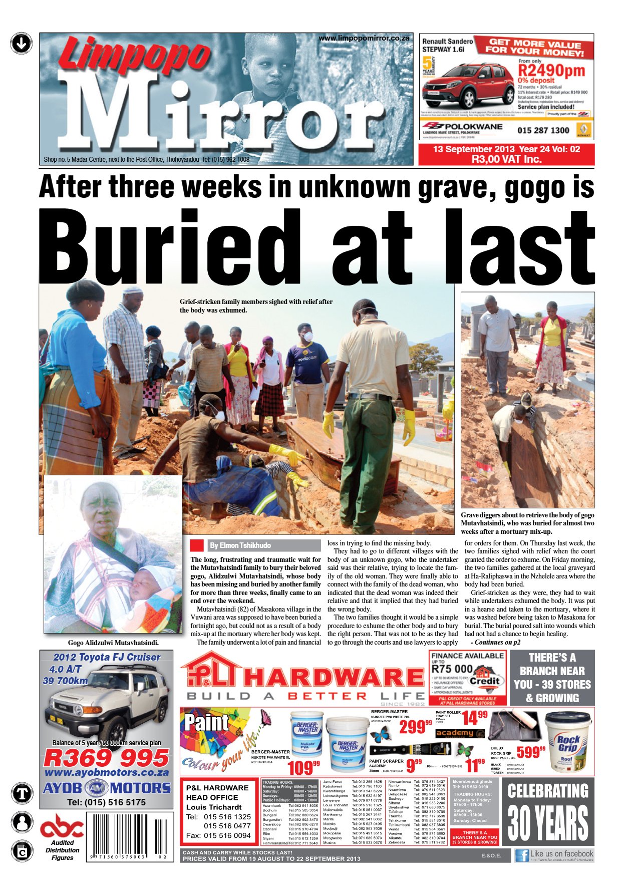 Limpopo Mirror 13 Sept 2013