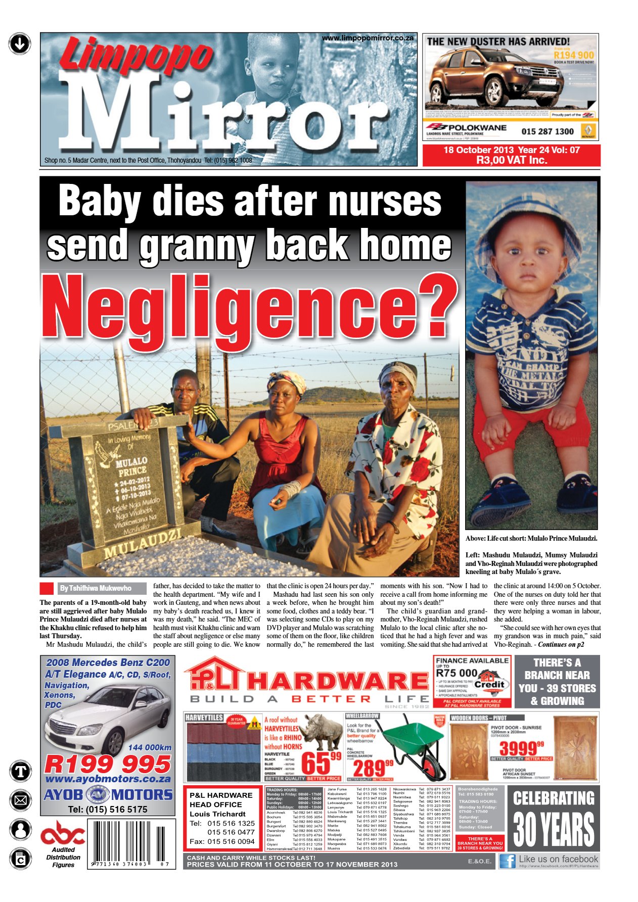 Limpopo Mirror 18 Oct 2013