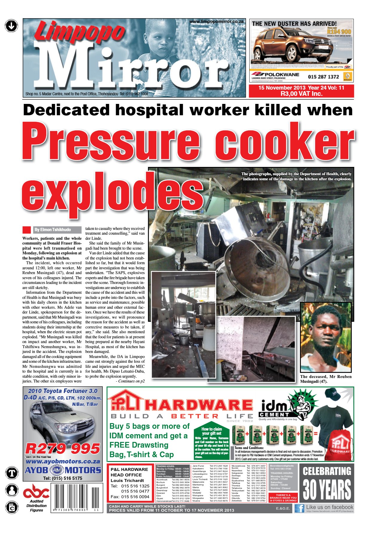 Limpopo Mirror 15 Nov 2013