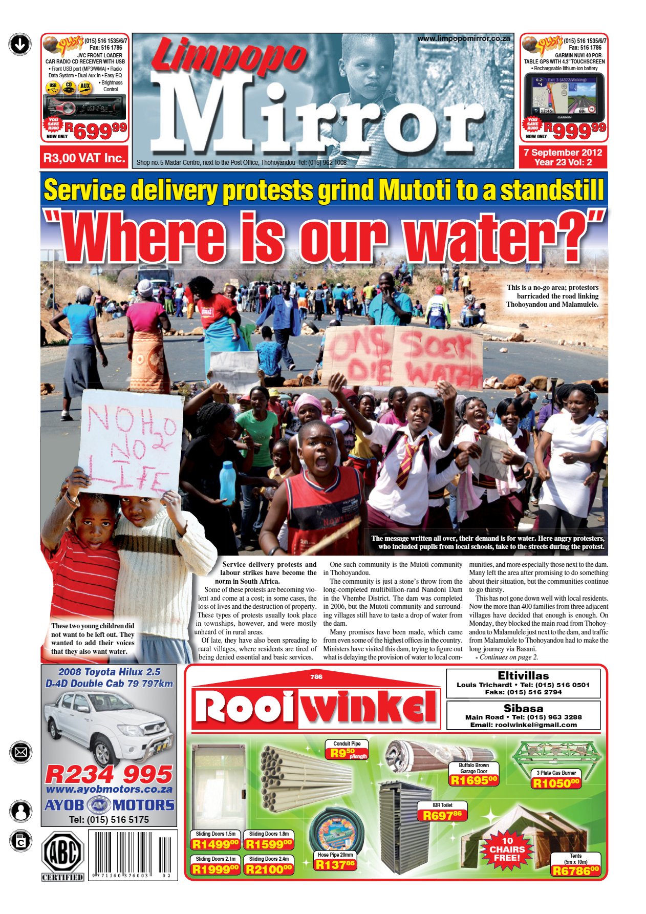 Limpopo Mirror 7 Sept 2012