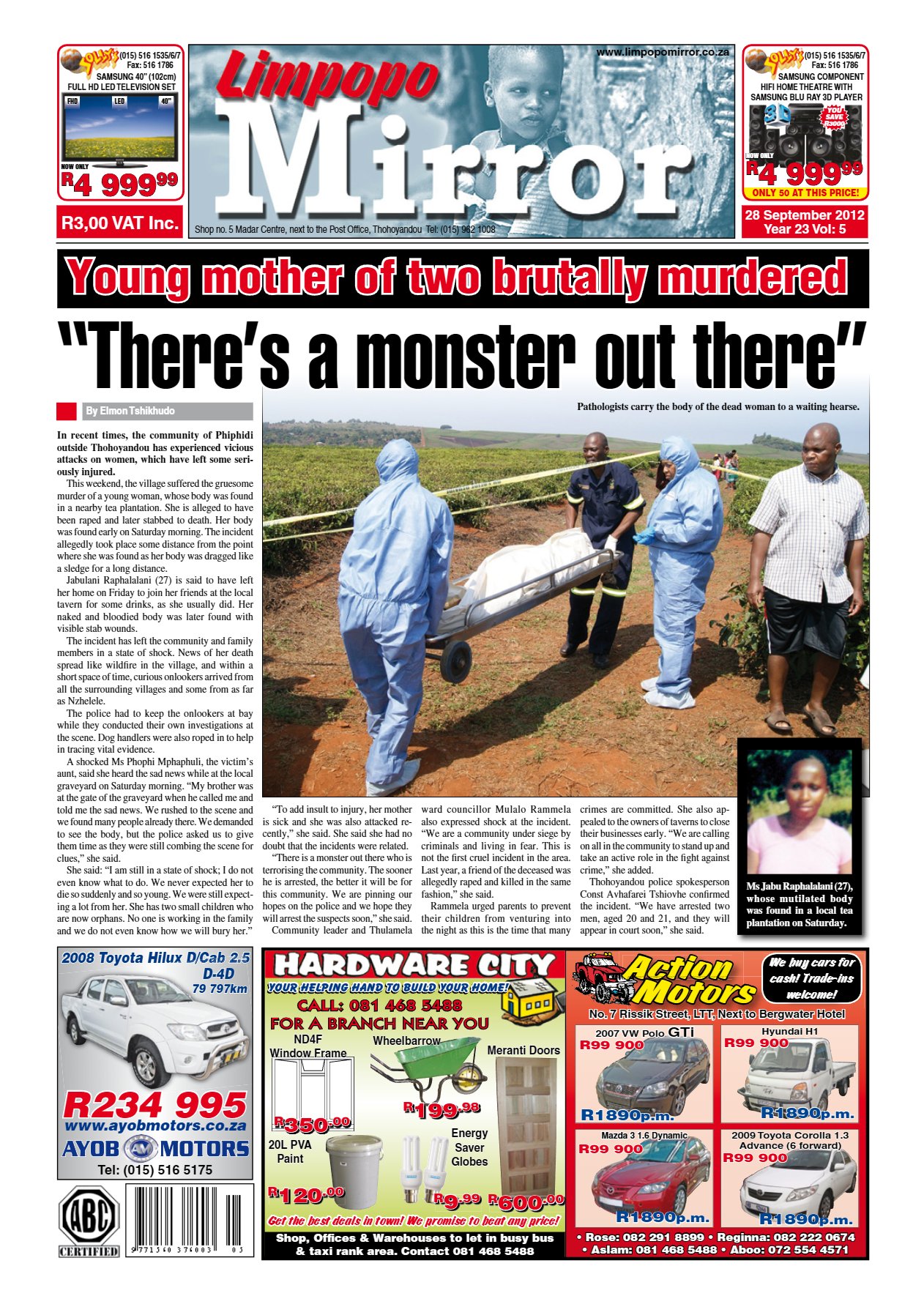 Limpopo Mirror 28 Sept 2012