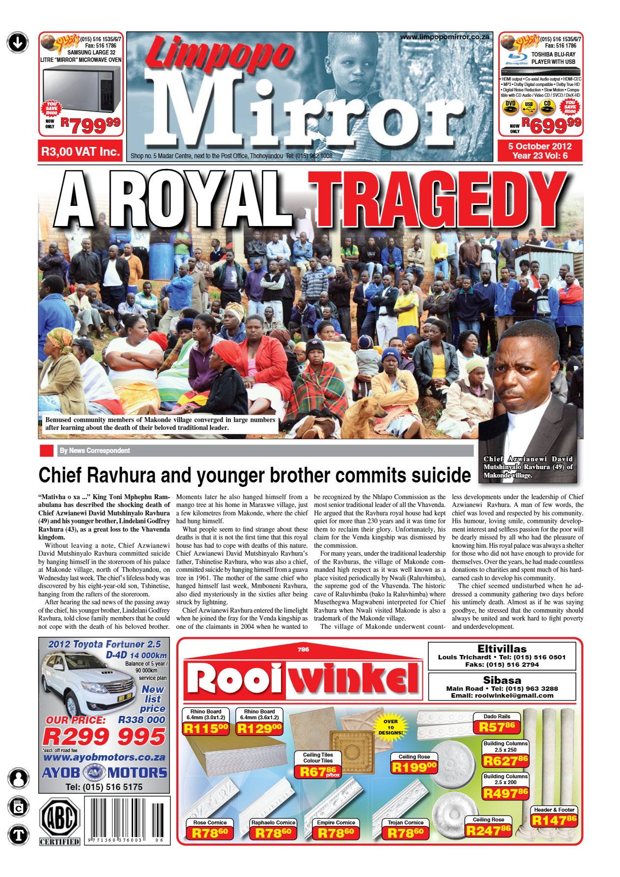 Limpopo Mirror 5 Oct 2012
