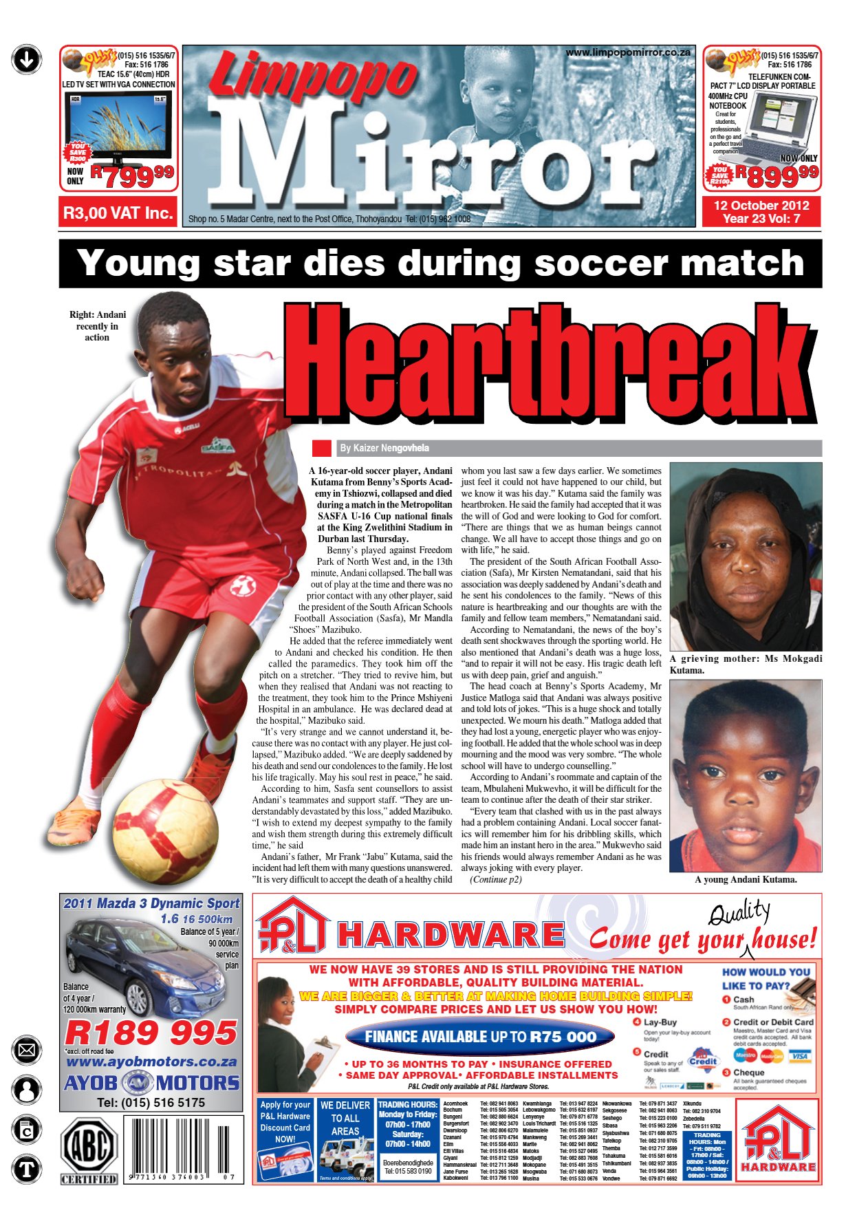 Limpopo Mirror 12 Oct 2012