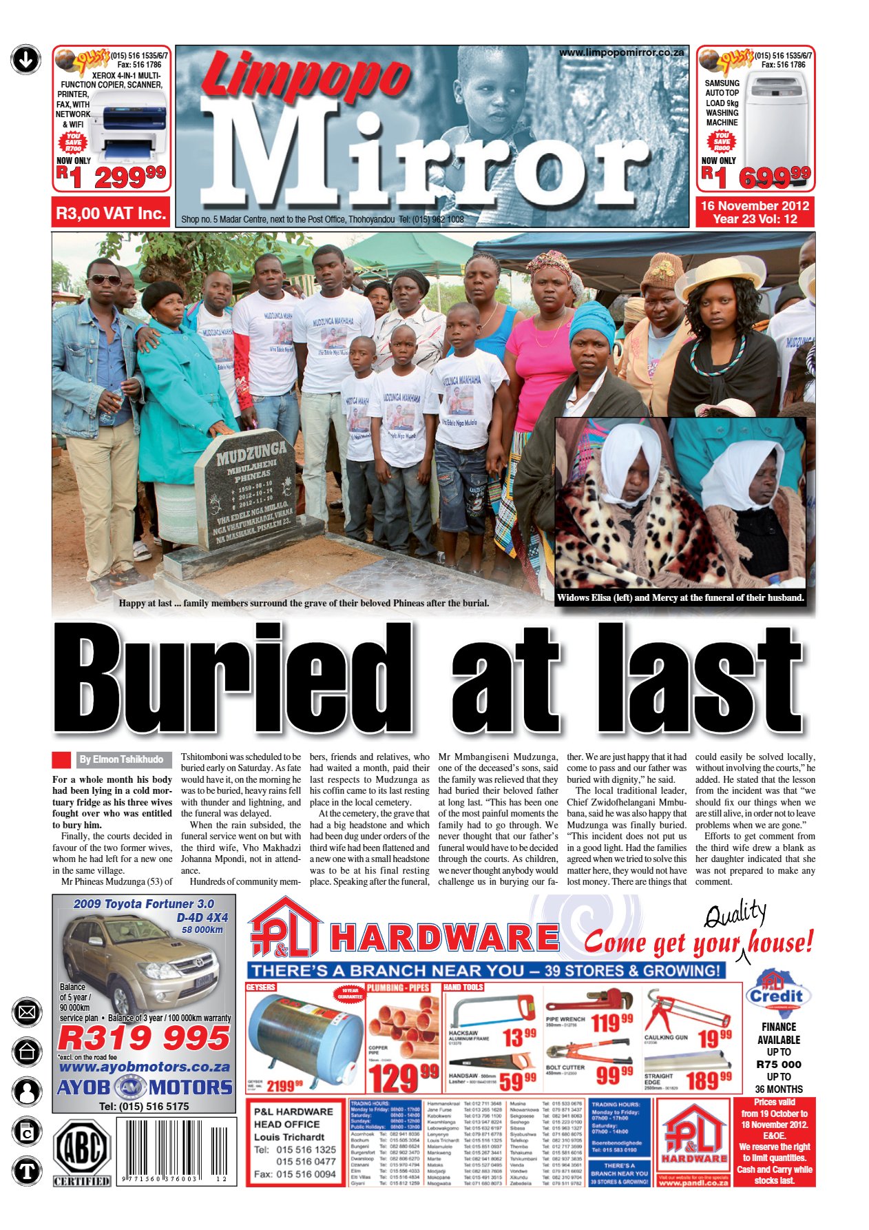 Limpopo Mirror 16 Nov 2012