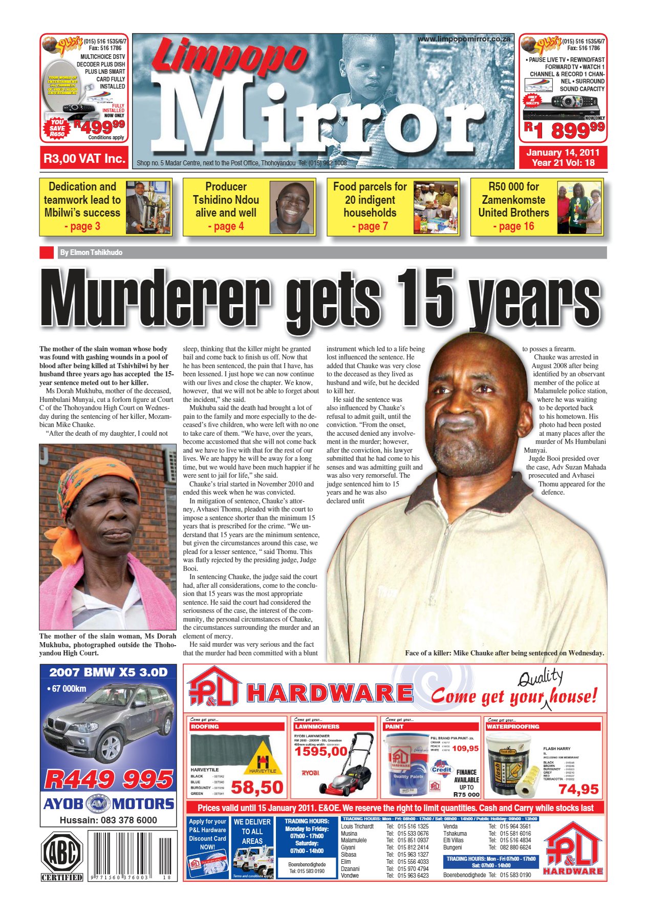 Limpopo Mirror 14 Jan 2011
