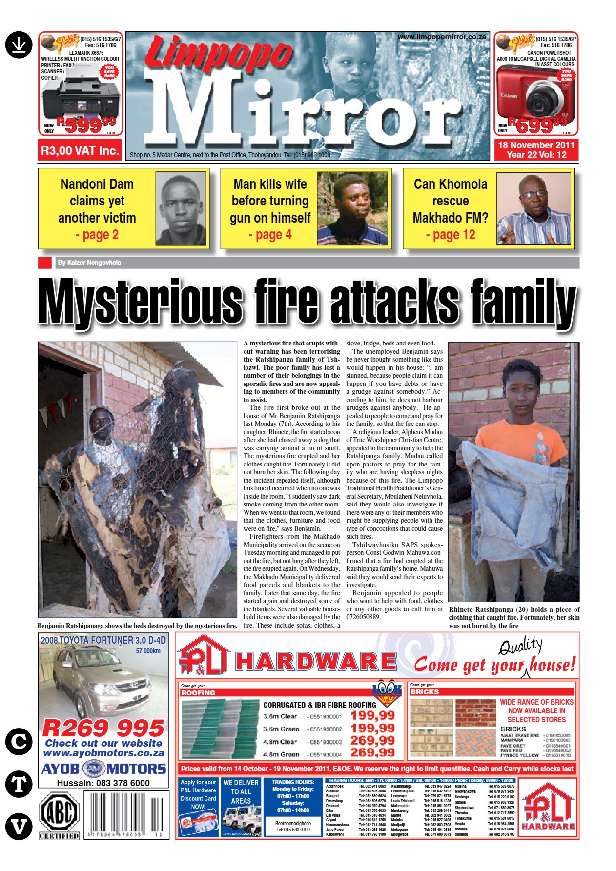 Limpopo Mirror 18 Nov 2011