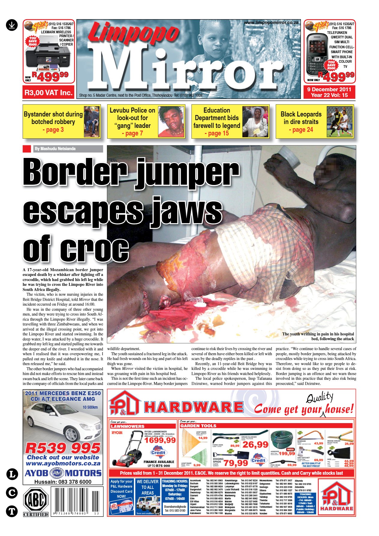 Limpopo Mirror 9 Dec 2011