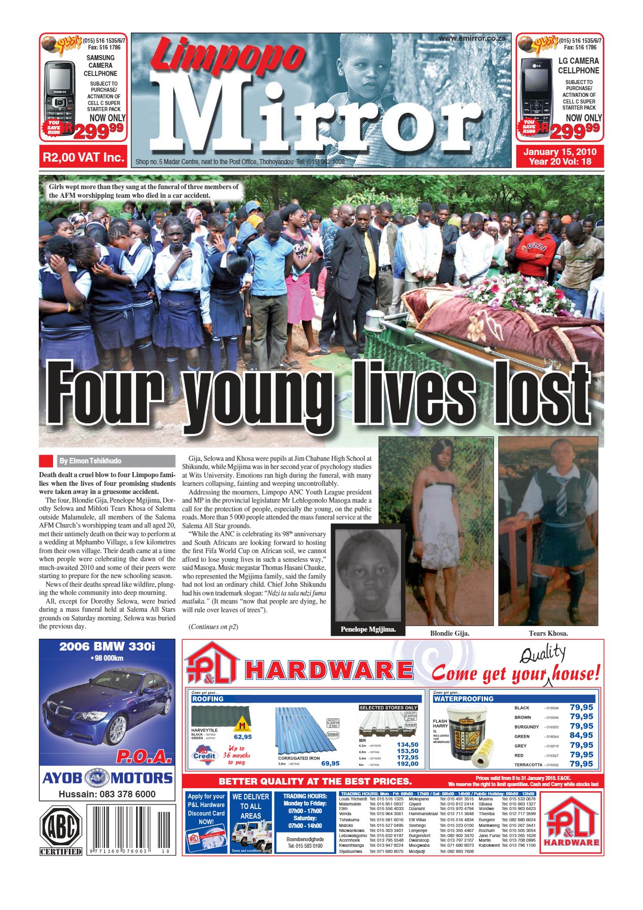 Limpopo Mirror 15 Jan 2010