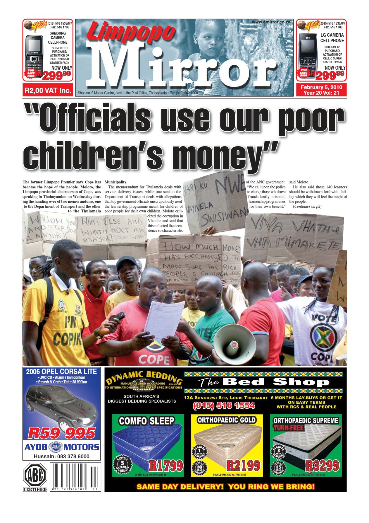 Limpopo Mirror 5 Feb 2010