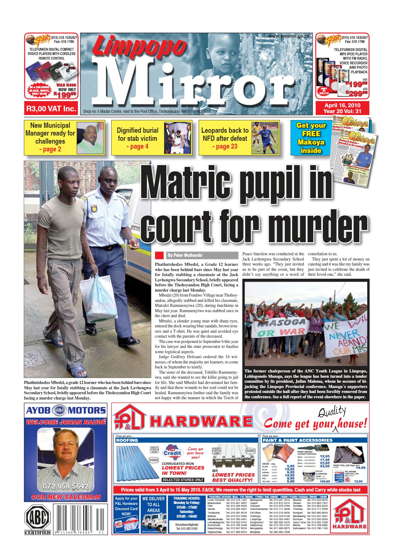 Limpopo Mirror 16 April 2010