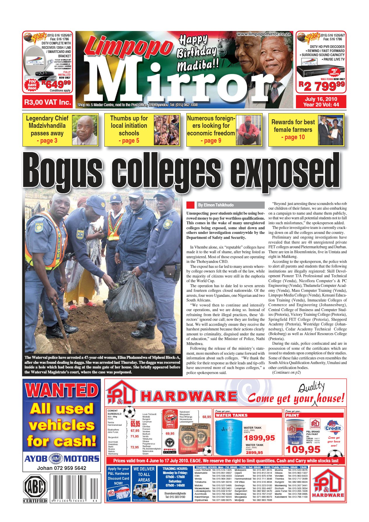 Limpopo Mirror 16 July 2010